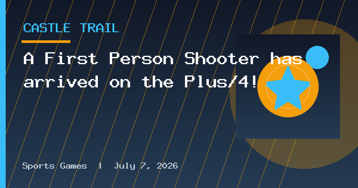 A First Person Shooter has arrived on the Plus/4!