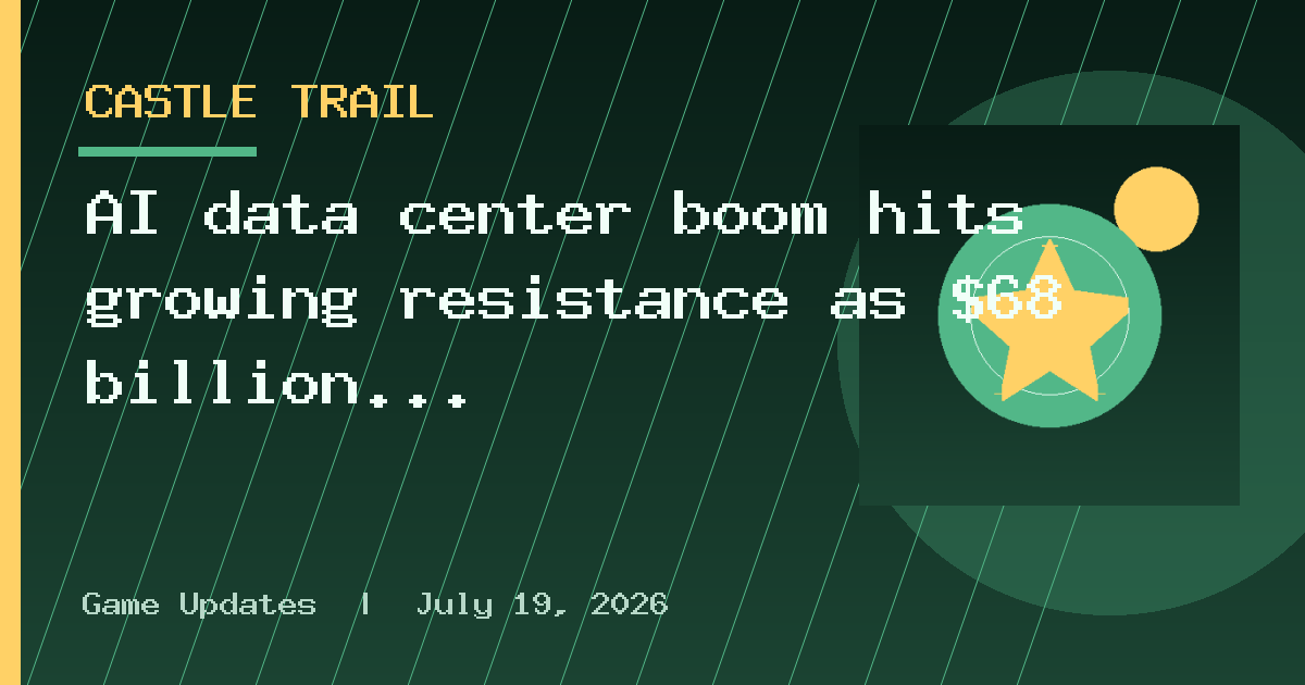 AI data center boom hits growing resistance as $68 billion in US projects are