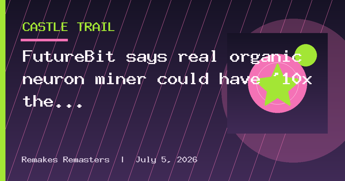 FutureBit says real organic neuron miner could have '10x the efficiency