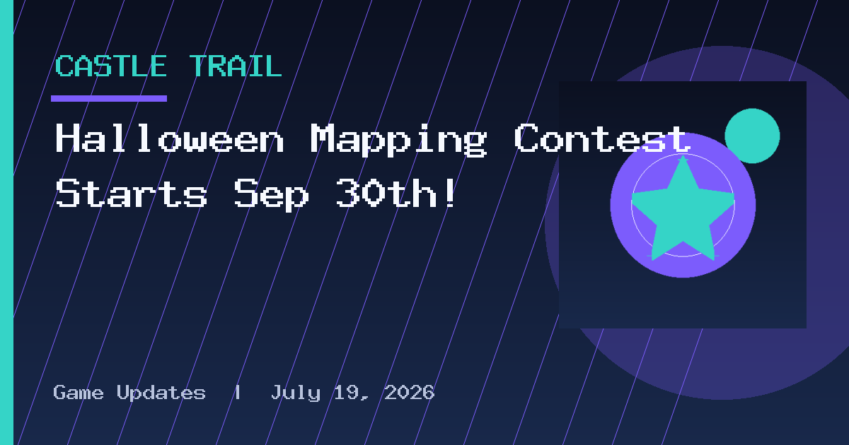 Halloween Mapping Contest Starts Sep 30th!