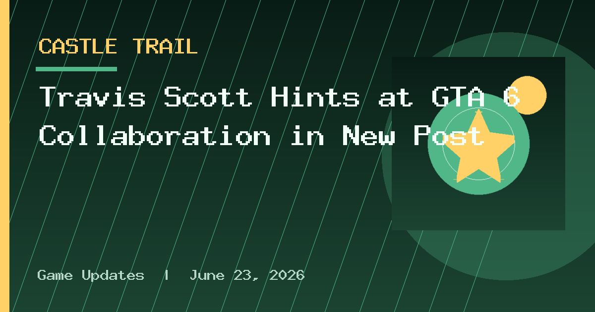 Travis Scott Hints at GTA 6 Collaboration in New Post